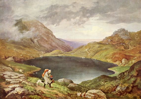 Adrian Ludwig Richter: Teich im Riesengebirge