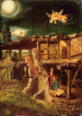 Albrecht Altdorfer: Heilige Nacht (Geburt Christi)