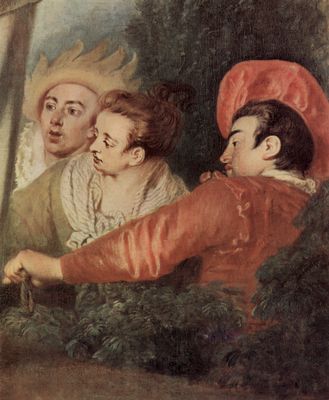 Antoine Watteau: Gilles, Detail