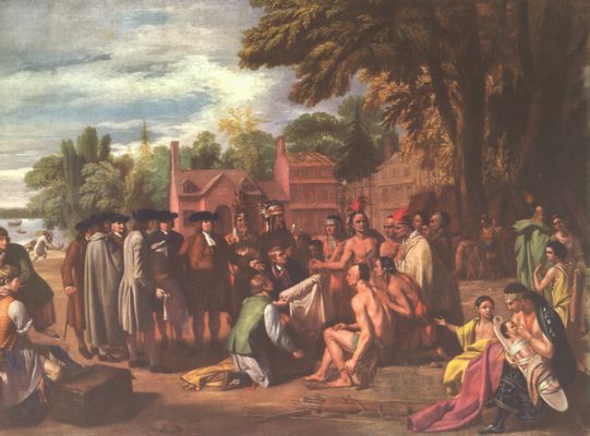 Benjamin West: Penns Verhandlungen mit den Indianern