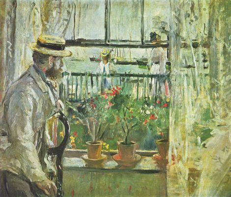 Berthe Morisot: Eugne Manet auf der Isle of Wight