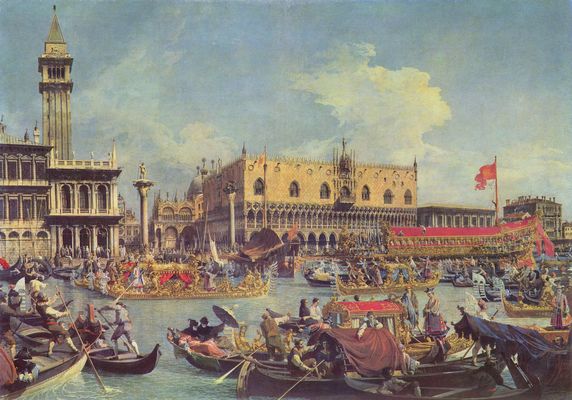 Canaletto (II): Der Bucentaur vor dem Dogenpalast