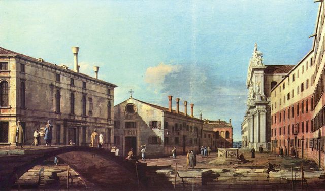 Canaletto (II): Il Campo e la Chiesa dei Gesuiti (Platz und Kirche der Jesuiten)