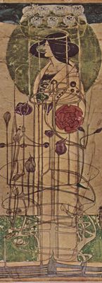 Charles Rennie Mackintosh: Entwurf fr eine Wanddekoration