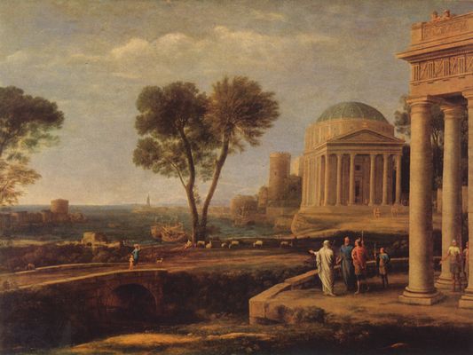 Claude Lorrain: Aeneas in Delos