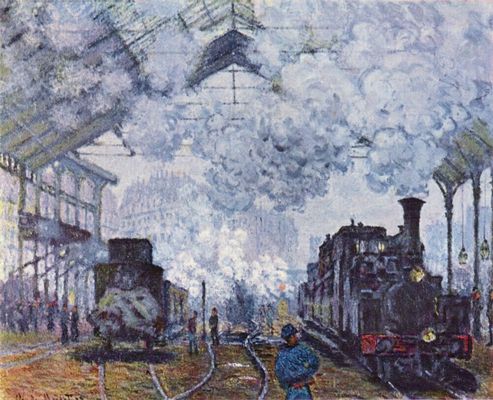Claude Monet: Bahnhof Saint Lazare in Paris, Ankunft eines Zuges