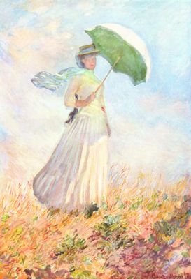 Claude Monet: Dame mit Sonnenschirm, Studie