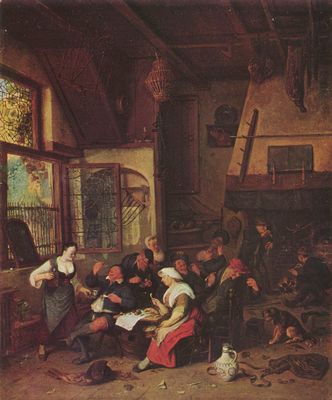 Cornelis Dusart: Wirtshausszene