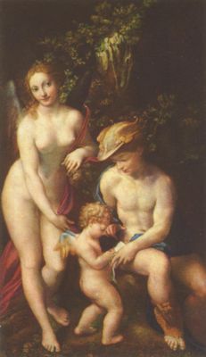 Correggio: Venus, Merkur und Amor