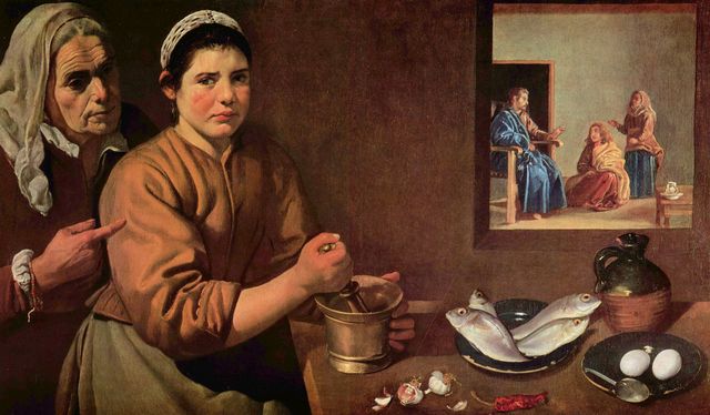 Diego Velázquez: Christus im Hause von Martha und Maria