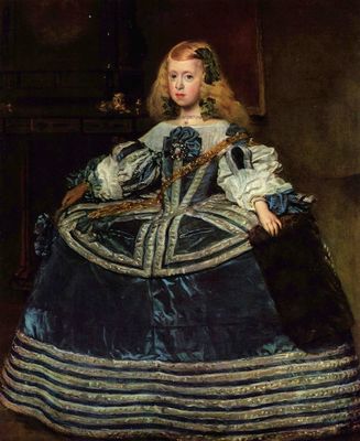 Diego Velázquez: Porträt der Infantin Margarita im Alter von acht Jahren