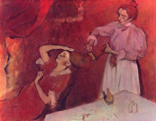 Edgar Germain Hilaire Degas: Beim Haarkmmen