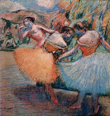 Edgar Germain Hilaire Degas: Drei Tnzerinnen