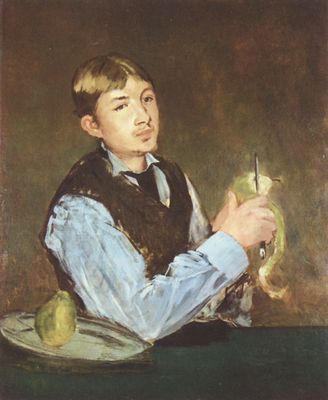 Edouard Manet: Birnenschler (Portrt des Lon Leenhoff)