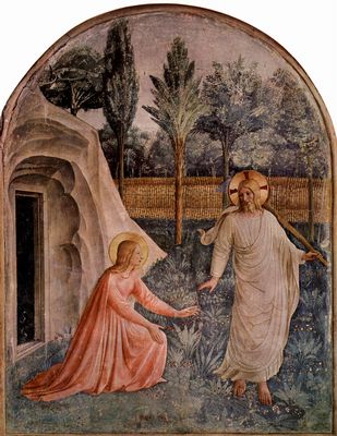 Fra Angelico: Freskenzyklus im Dominikanerkloster San Marco in Florenz, Szene: Noli me tangere
