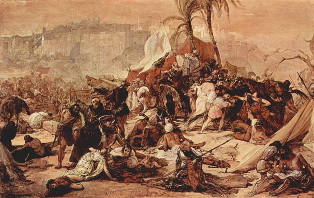 Francesco Hayez: Der siebente Kreuzzug gegen Jerusalem