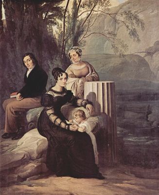 Francesco Hayez: Portrt der Familie Stampa di Sonico