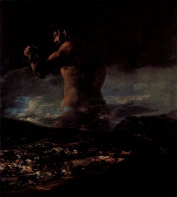 Francisco de Goya y Lucientes: Der Kolo (oder Panik)