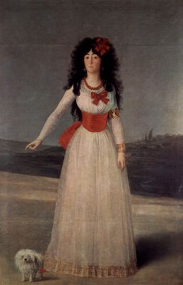 Francisco de Goya y Lucientes: Portrt der Maria Teresa Cayetana de Silva, Herzogin von Alba