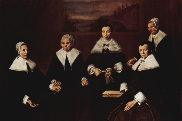 Frans Hals: Gruppenportrt der Regentinnen des Altfrauenhospitzes in Haarlem