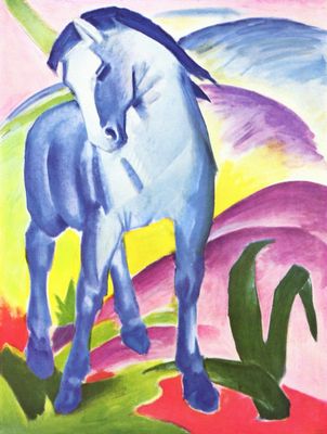 Franz Marc: Blaues Pferd I