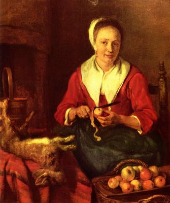 Gabriel Metsu: Kartoffelschlerin