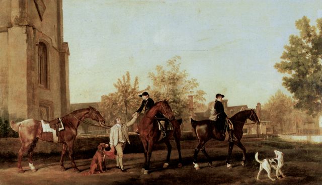 George Stubbs: Die Jger verlassen Southill