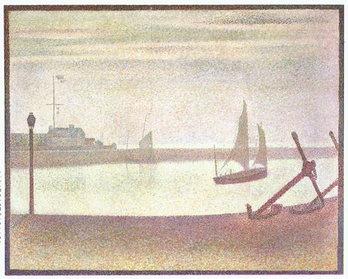 Georges Seurat: Ein Abend am Kanal von Gravelines