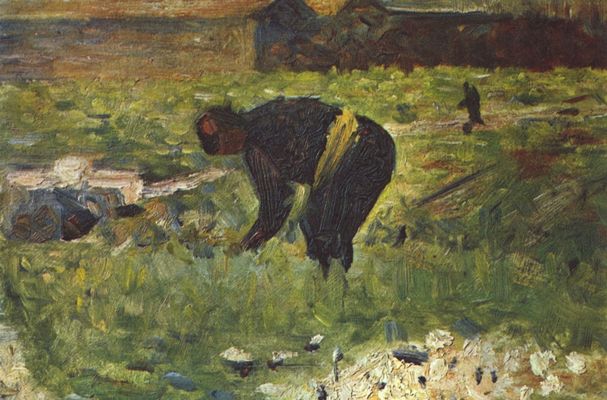 Georges Seurat: Paysan au travail