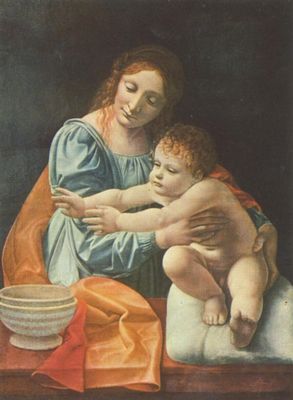 Giovanni Antonio Boltraffio: Maria mit dem Kind