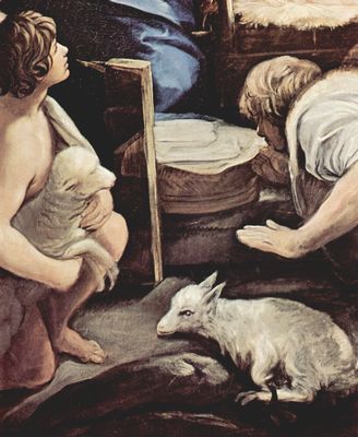 Guido Reni: Anbetung der Hirten, Detail