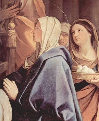 Guido Reni: Die Beschneidung des Jesuskindes, Detail