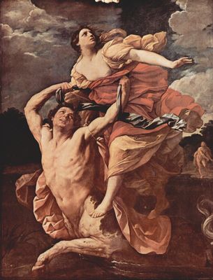 Guido Reni: Gemldeserie zur Herkules-Legende, Szene: Nessos und Deaneira