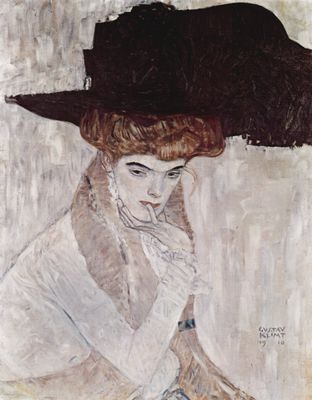 Gustav Klimt: Der schwarze Hut