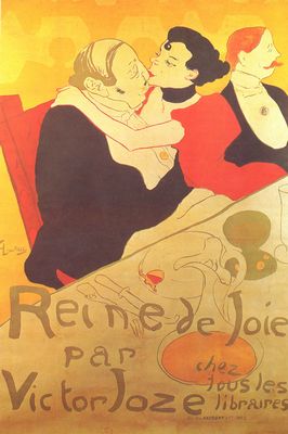 Henri de Toulouse-Lautrec: Reine de Joie, Plakat