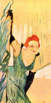 Henri de Toulouse-Lautrec: Yvette Guilbert grt das Publikum
