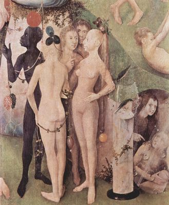 Hieronymus Bosch: Der Garten der Lste, Mitteltafel: Der Garten der Lste, Detail
