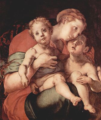 Jacopo Pontormo: Madonna mit Johannes dem Tufer