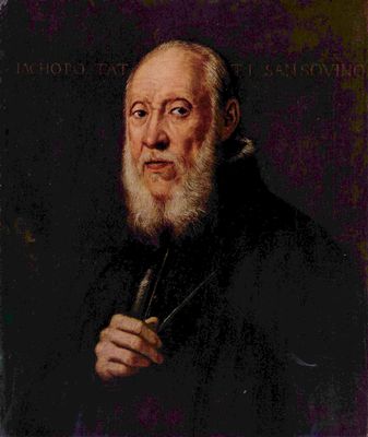 Jacopo Tintoretto: Portrt des Bildhauers Jacopo Sansovino