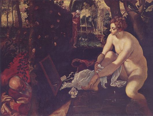 Jacopo Tintoretto: Susanna im Bade