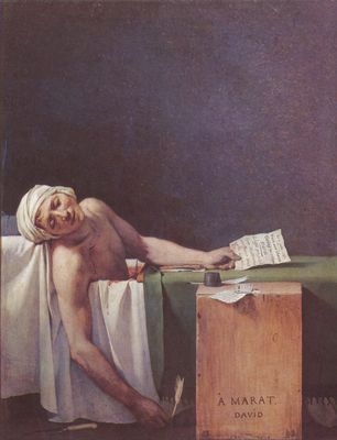 Jacques-Louis David: Der ermordete Marat