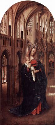 Jan van Eyck: Die Muttergottes in der Kirche
