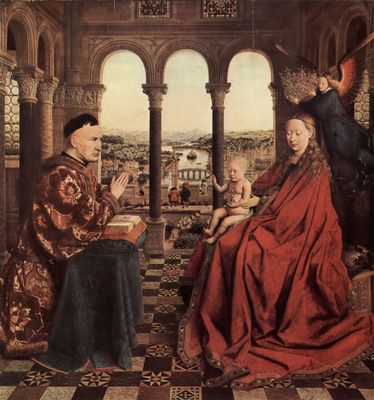 Jan van Eyck: Madonna des Kanzlers Nicholas Rolin