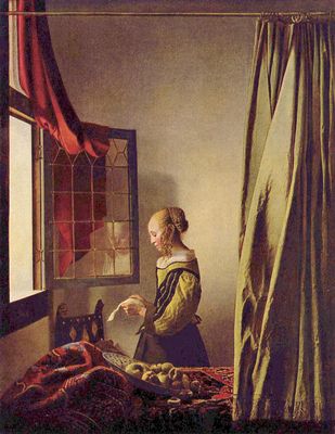 Jan Vermeer van Delft: Brieflesendes Mdchen am offenen Fenster