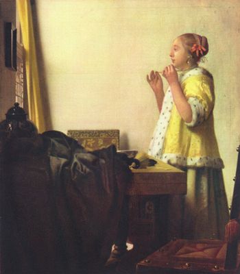 Jan Vermeer van Delft: Das Perlenhalsband