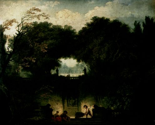 Jean-Honor Fragonard: Der Garten der Villa d'Este (Tivoli)