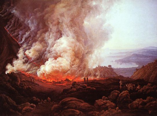 Johan Christian Claussen Dahl: Ausbruch des Vesuvs