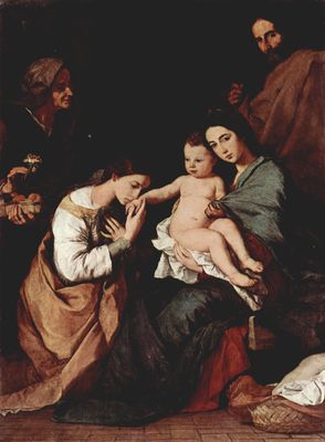 Jos de Ribera: Mystische Hochzeit der Hl. Karharina von Alexandrien