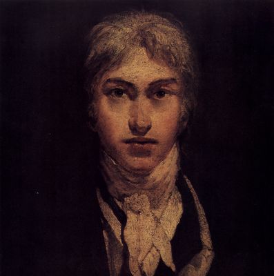 Joseph Mallord William Turner: Selbstportrt, Detail