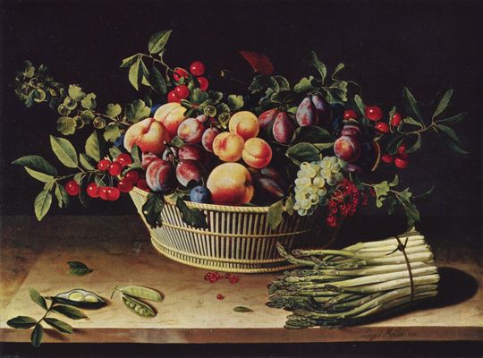Louise Moillon: Weintrauben, pfel und Melonen